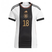 Camiseta Alemania Jonas Hofmann #18 Primera Equipación Replica Mundial 2022 para mujer mangas cortas